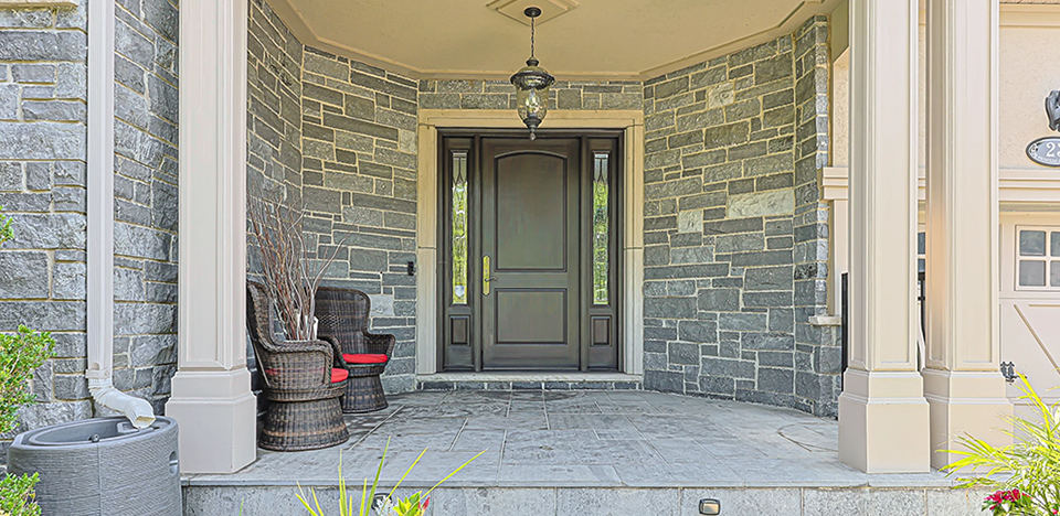 Front Door of Luxury Home